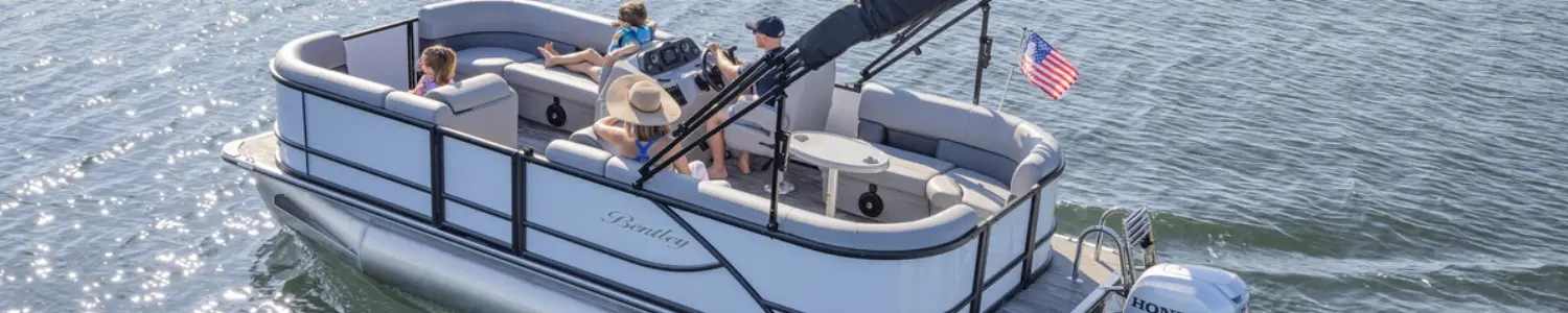 We are proud dealers for Harris Pontoons Header